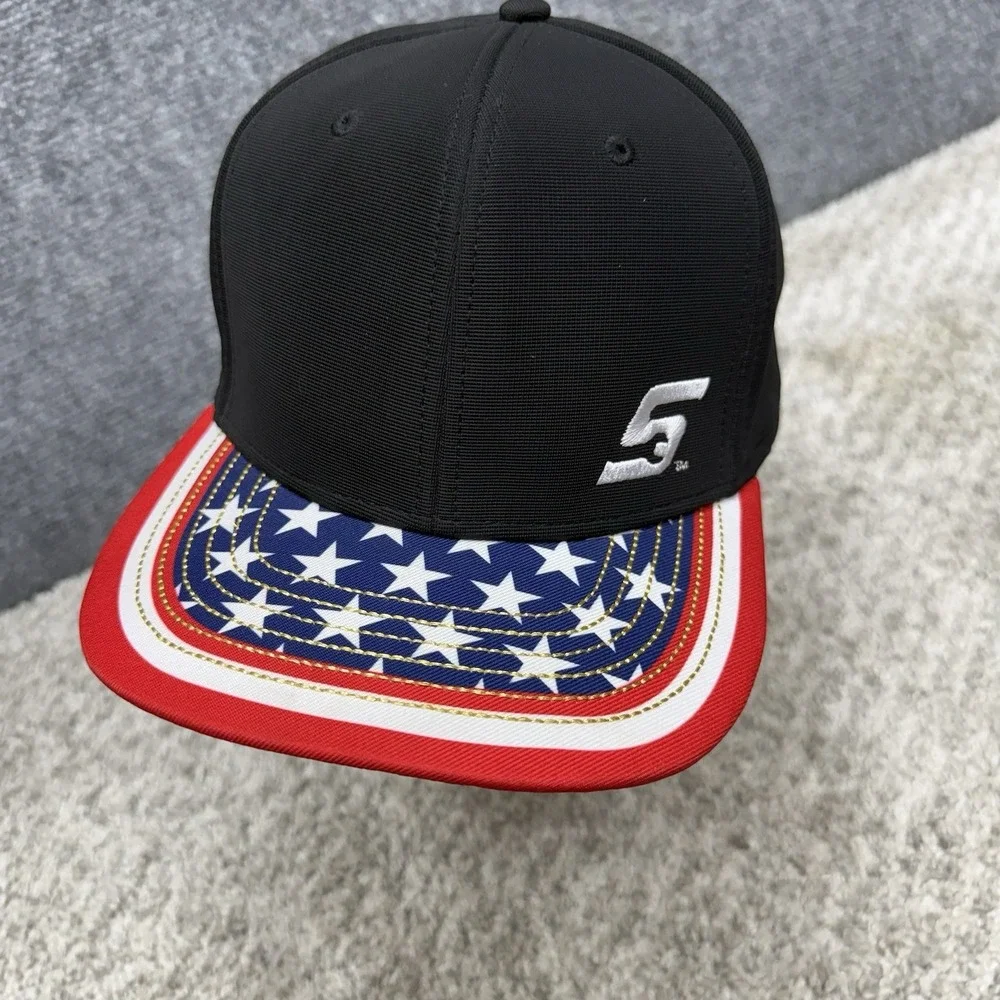Snap-on hat cap mens snapback stars stripes red white blue